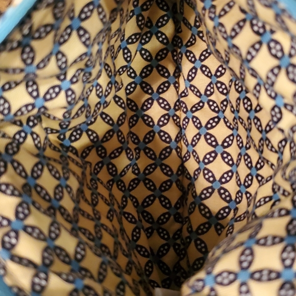 Vera Bradley Retired Bali Blue Fanny Pack Belt Bag 8X5 - Picture 4 of 9